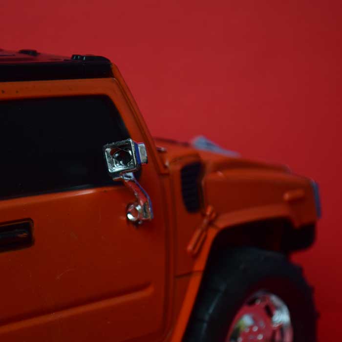 Pull Back Hummer Die Cast Truck Toys For Kids Friction Cars Die-Cast Cars Toys | Rust Red
