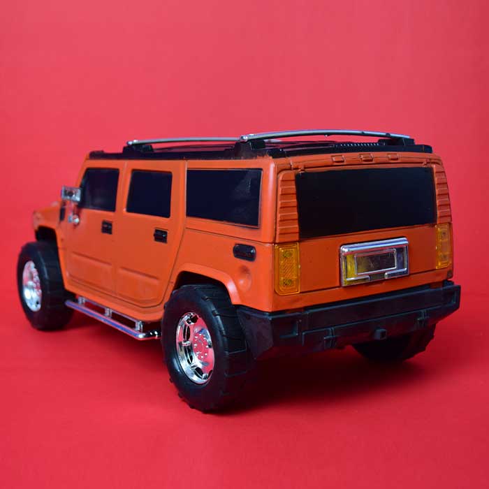 Pull Back Hummer Die Cast Truck Toys For Kids Friction Cars Die-Cast Cars Toys | Rust Red