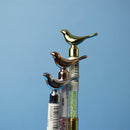 Crystal Gel Sparrow Pen Stationery Office And Learning Stationery With Different Color. ( Price For 1 Piece)