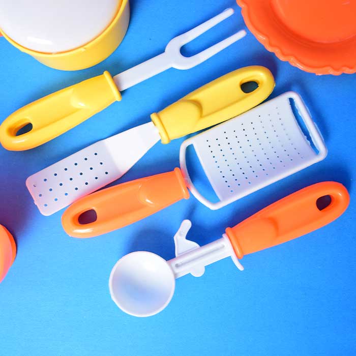 Quality Kitchen Set For Girls Kids 15 PCS - Little Kitchen Chef Stove set with Pots and Pans -Pink Kids Kitchen Playset