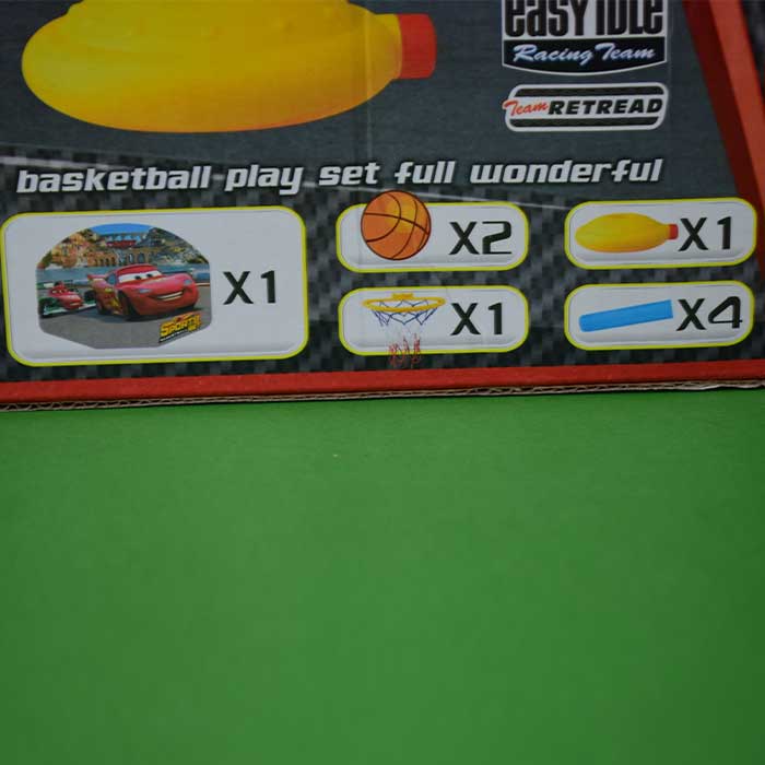 Disney Car Height Adjustable Shooting Champ Basketball Set | Basketball Suit Play Set For Kids 3+