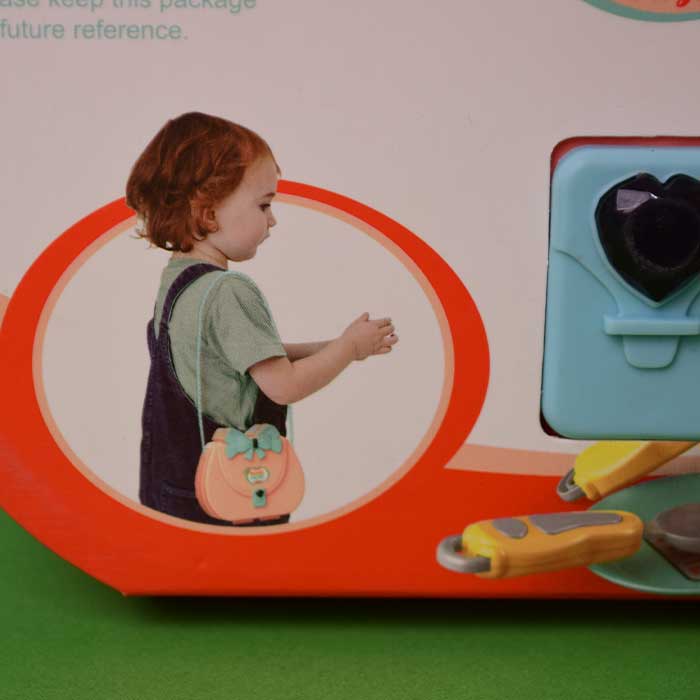 Pretend Play Kitchen Toy Set For kids | Shoulder Bag | Age 3+