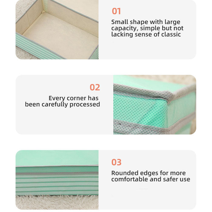 Fresh Green Fabric Storage Box (Small)