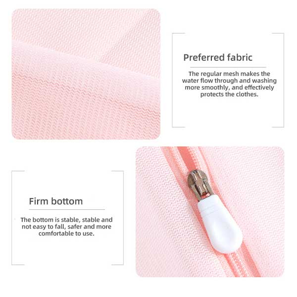 Simple Large Laundry Bag(Pink)