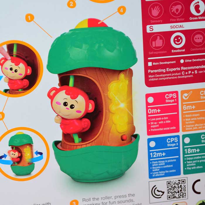 Monkey activity roller
