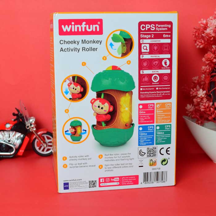 Monkey activity roller