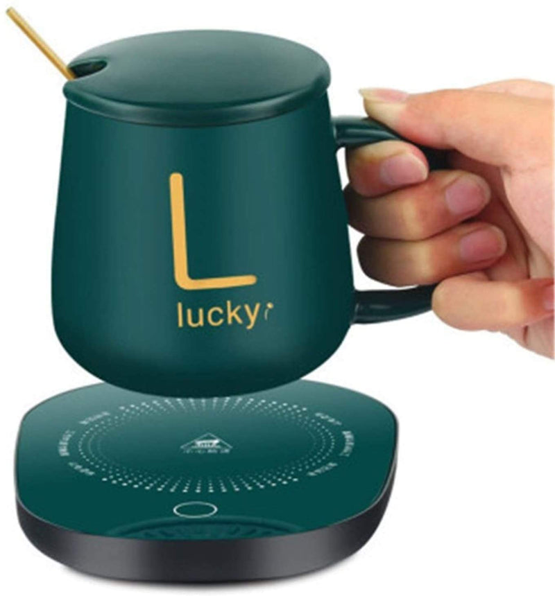 Lucky Coffee Mug Warmer for Desk, Electric Milk Tea