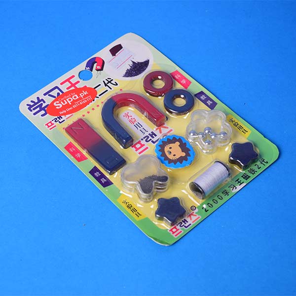 MOREL 10 PCS Physics Science Magnets KIT for Education Science Experiment Tools with Magnet Powder Including BAR/Ring/Horseshoe.