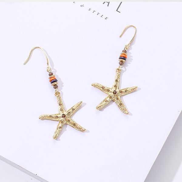 Marine Collection Starfish Dangle Earrings