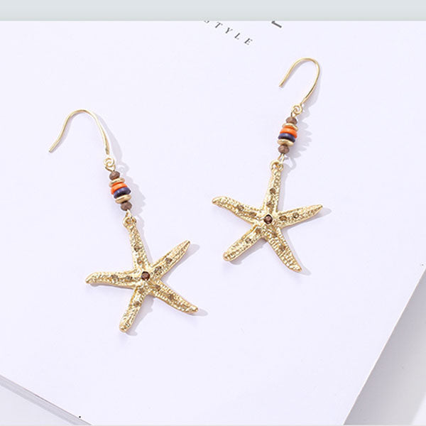 Marine Collection Starfish Dangle Earrings