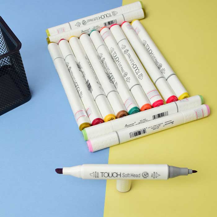 TOUCH double-headed oily marker art painting pen variety of colors