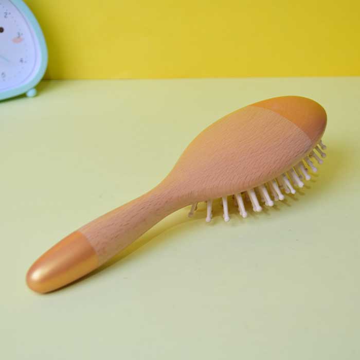 XIMIE Massaging Hair Brush -Simple Style. The Handle Ensures Comfortable Groping (Oval)