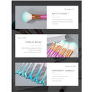 Mermaid Gradient Dazzling Series Makeup Brush