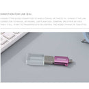 Micro-USB to USB converter includes an OTG adapter  Purpel (rose violet)