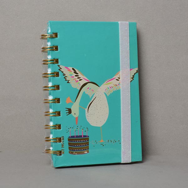 Sparrow's Style Note Book With Spiral Binding,  A Little Memo Book, Note Book For Kids, Girls And Boys. (Price For 1 Piece)