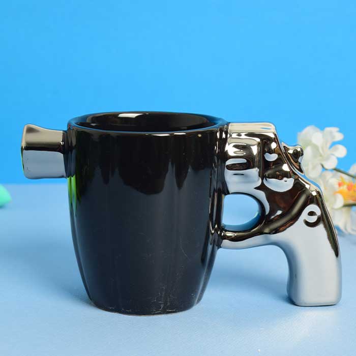 Silver Revolver Mug