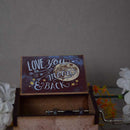 Hand Crank Music Box, Creative Antique Carved Wooden Music Box Crafts for Kids Christmas Birthday Gift Decoration