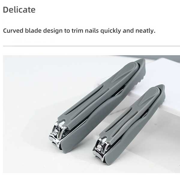 No-Mess Nail Clippers With Plastic Cover (2 count) With High Quality Material