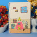 Kids Sketch Art Printed Notebook Diary A6 In Different Style