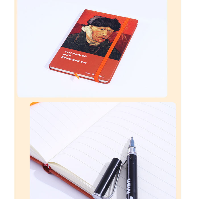 Famous Painting Series Figure A5 Hardcover Notebook (96 Sheets) (80gsm)