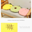 Fruit Series Pineapple PP Foam Holes Cushion(Yellow)
