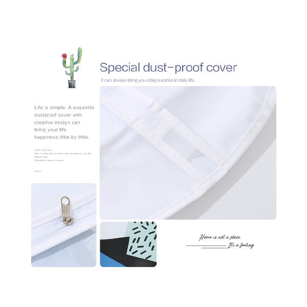 Plant Pattern Clothes Dust Cover Storage Bag