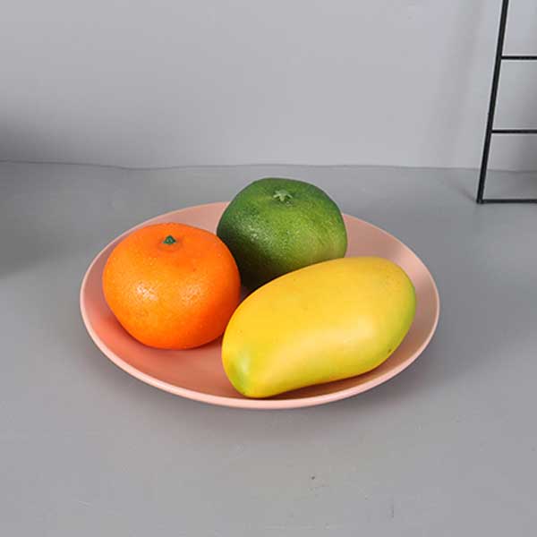 8-Inch Plate (Pinkish Orange)
