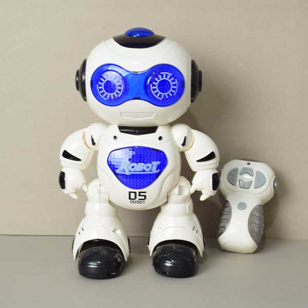 Remote Controlled Walking & Dancing Infrared Robot | Fighter Toy With Sound & Light