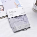 Men's net coloring flat foot underwear (L)