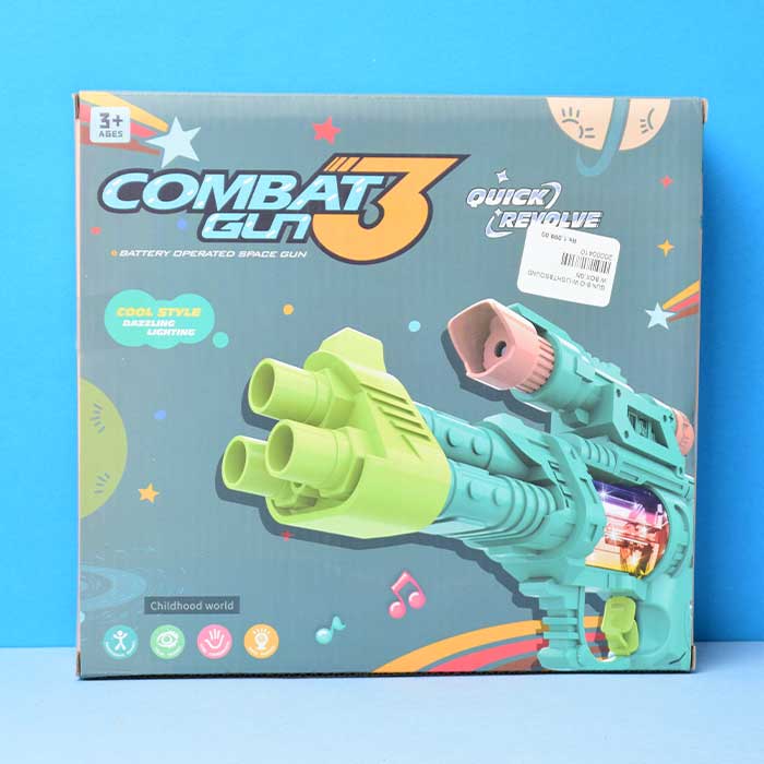 LighT-Up Led Combat Space Shooter With Sound - Toy 