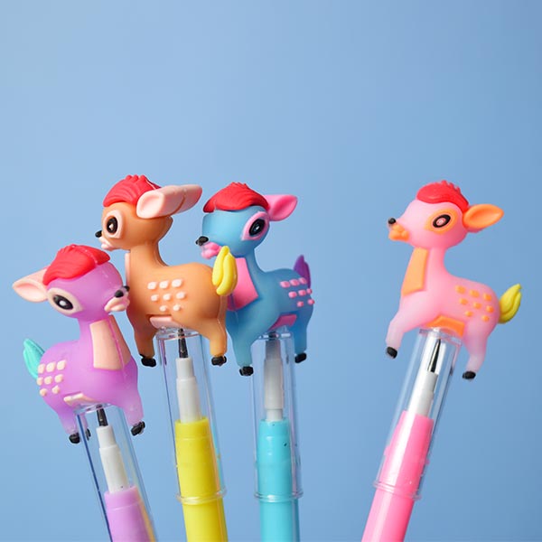 Generic Kawaii Automatic Cartoon Character Pencil Geometry Mechanical Pencil Stationery For Kids, Girls And Boys. ( Price For 1 Piece)