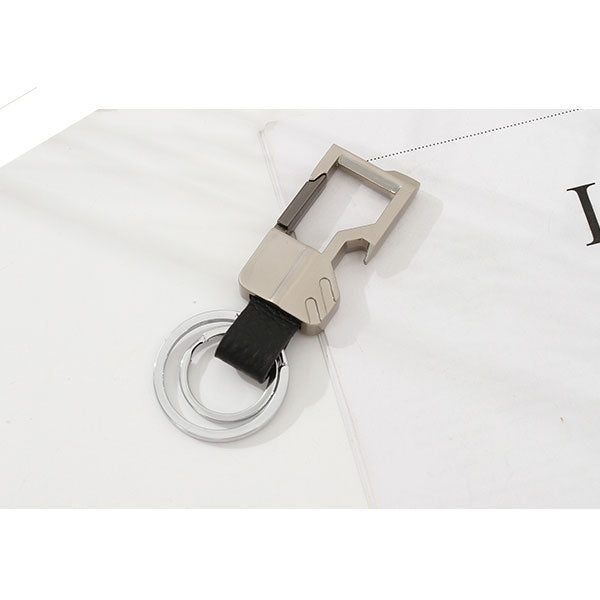 Simple Style Leather Key Chain with Bottle Opener (Price For 1 Piece)