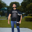 Black 31 inch Professional Skateboard With Grip Tape