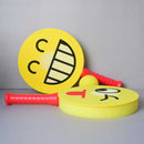 Emoji Foam Paddle Game Set with Hand Held Sponge Ball | Perfect For Early Age Child