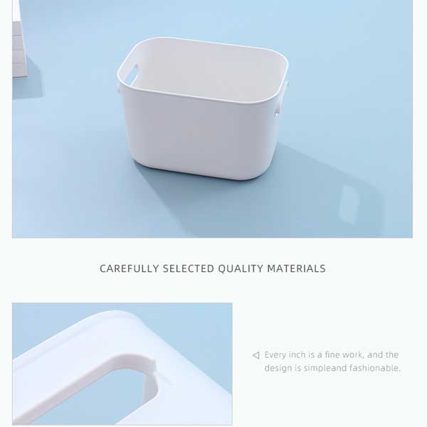 5.5L Simple Plastic Storage Container(White)