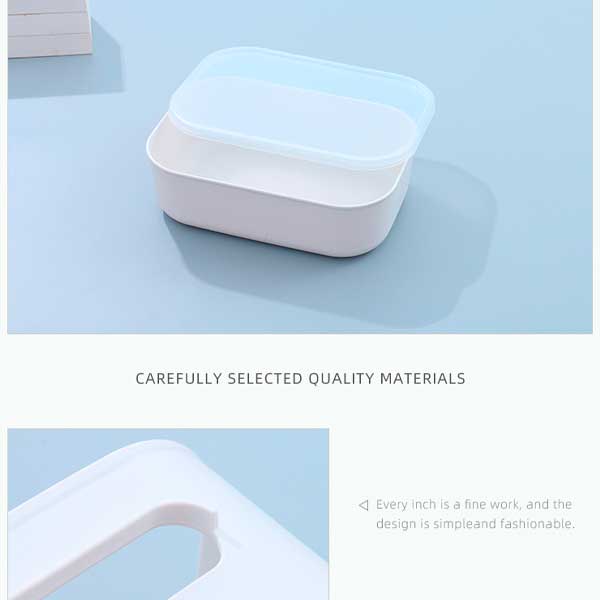 2.8L Simple Plastic Storage Container(White)