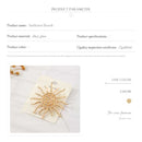 Sun flower brooch