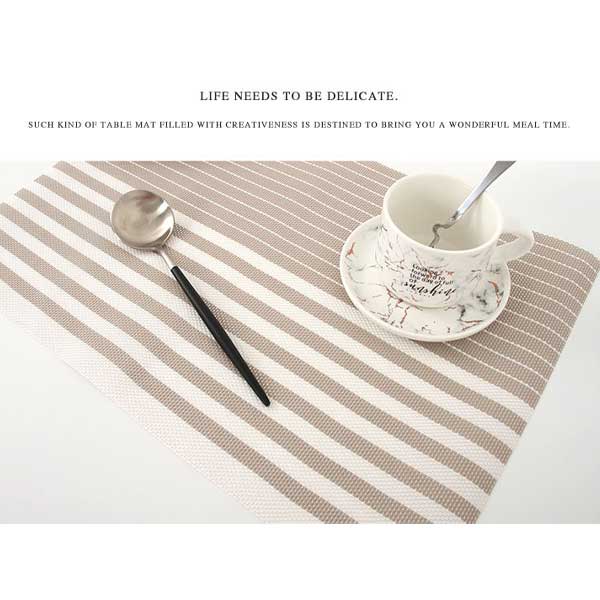 Navy Style Striped Placemat Table Mat