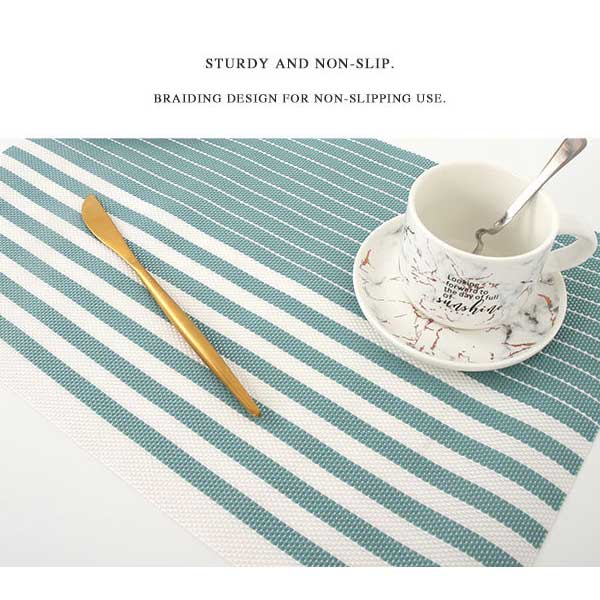 Navy Style Striped Placemat Table Mat