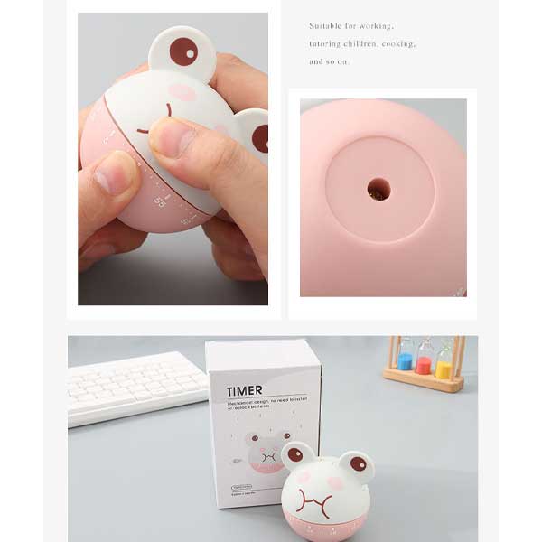 Timer Manager Frog Is Suitable For Both Working And Cooking (Meng Pet Family Series Frog HC-24819) 