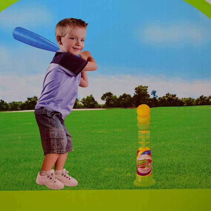 Baseball Toy Set with Ball Launcher | Training For Children Outdoor Entertainment Sports