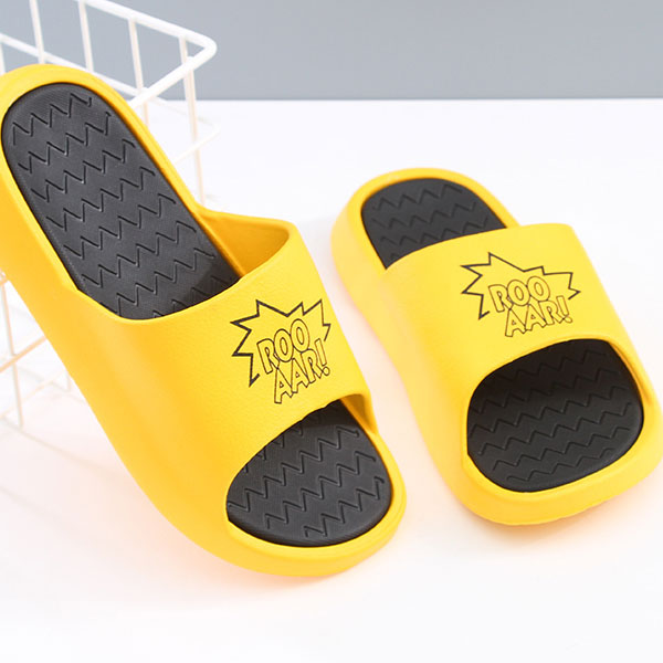 Trendy Contrast color Slippers for Man ?Yellow??40-41?