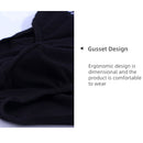 Black color sports underwear briefs for men in solid color (L)