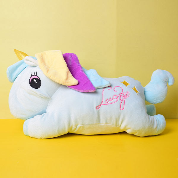 Unicorn Plush Doll Cute Filled With Blanket | Baby Sleeping Pillow Children Bedroom Decoration Toy