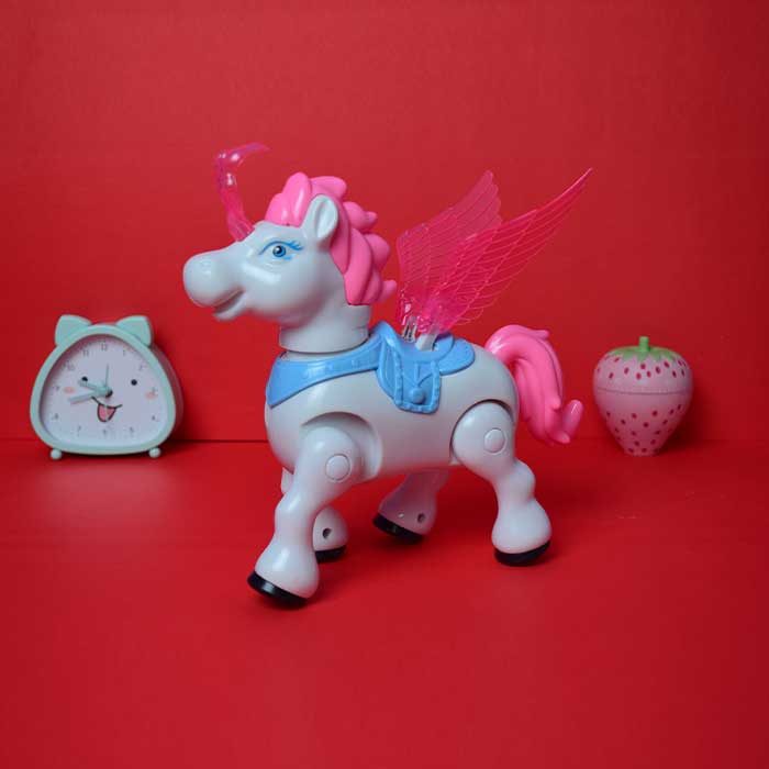 Full Function Spread Wings Dancing Pegasus Toy Animal | Lights and Music