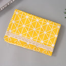 Geometry Pattern Dust-Proof Top Cover for Refrigerator/Washing Machine (Yellow)