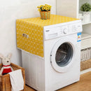 Geometry Pattern Dust-Proof Top Cover for Refrigerator/Washing Machine (Yellow)