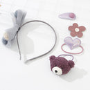 Lovely Bear Children's Hair Accessory Set