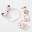 Lovely Bear Children's Hair Accessory Set