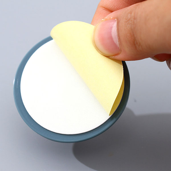 Simple Round Self-Adhesive Hook 2ct (Price For 1 Set)